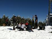 Members of Janelle Schwartz's Adventure Narratives class at Blue Mountain. 