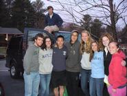 Hamilton's Mississippi Habitat for Humanity ASB group in Roanoke, Va.