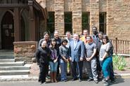 N.Y. Assemblyman Ken Blankenbush visited Hamilton on May 16 and met with students.