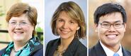Glynis Asu, Lisa Forrest and Tanapat Treyanurak '17