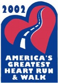 Poster for America's Greatest Heart Run and Walk 