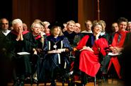 The platform party at the Bicentennial Assembly on Sept. 24.