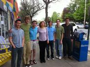 From left Alex Dao, Nate Schneck, Billy Wieczorek, Myriam Cotten, Daryl Berke, Matt Baxter and Wynn Stateman.