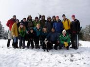 The Adventure Writing 111 class on Blue Mountain.