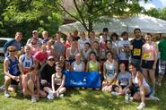 Some of Hamilton's 2009 Boilermaker participants. Photo by Claudette Ferrone '88.