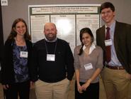 Jen Borton, Mark Oakes, Beril Esen '13 and Sam Briggs '12. 