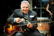 Legendary guitarist Bucky Pizzarelli. 