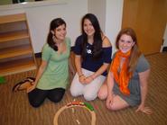 Jackie Marra, Savannah Knell and Madeline Caudle.