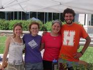 Hillary Pitoniak, Sarah Gamble '13, Christine Roback '12 and Andrew Pape '11.