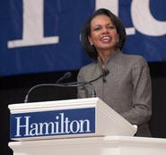 Condoleezza Rice spoke to a large crowd in the Field House on Nov. 1.