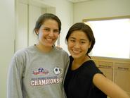 Charlotte Cosgrove '13 and Alexandra Arenson '13.