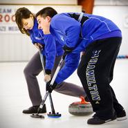 Talia Steiman '12 and Christopher Boisvert '12.