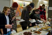 Students enjoy the Phylum Feast. Photo by Matt Poterba '12.