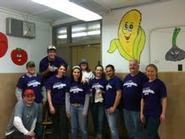 Team members included (left to right): Michael Everhart '02, David Waldman '07, Dave Steadman '03, Sarah Henochowicz '08, Anne Henochowicz, Marjorie DePuy '90 (team leader), Heather Garlich, Anthony Istrico, Mike Weitzner '78 and Sarah Wissel '08. 