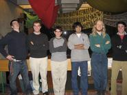 Chris Smith, Philip Fraccola, Andrew Harris, Rouvan Mahmud, Kye Lippold and Andrew Portuguese.