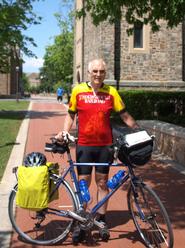 Don Spencer '59 was the first alumnus to arrive for Reunions 2012.