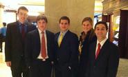 Hamilton economics students participated in the Fed Challenge in New York.