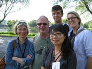 Pat O'Neill, Scott MacDonald, Su Yun Kim, Cameron Breslin ’11 and Jori Belkin ’11.