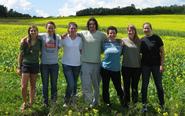 Deanna Nappi ’14, Hannah Wagner ’14, Katie Smith ’13, Garret Akie ’12, Manique Talia-Murray ’12, Natalie Elking ’12, Rebecca Straw ’14. 