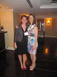 Catherine Gold '14 and Meg Harrison '91.