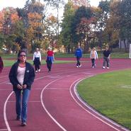 Walkers take part in the 4th Ham & Legs event.