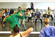 Yan Pang ’10 demonstrated hip-hop in Elaine Heekin’s dance class on Monday, Oct. 11.