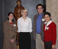 Casey Green, Kelsey Rice, Chris Bouton and Professor Lisa Trivedi.