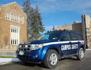 Campus Safety's new Ford Escape hybrid.