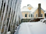 A chilly December campus.