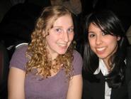 Laura Wright '10 and Jess Yau' 08 competed in the Brandeis Debate Tournament.