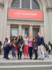 Students from Brent Plate's Religion, Art and Visual Culture class at the Metropolitan Museum of Art.