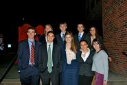 Members of Hamilton's 2010-11 Mock Trial Team.