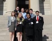 Hamilton participants in the National Model U.N. Conference in Washington, D.C.