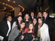 New York City Program students with Professor Vivyan Adair at the Metropolitan Opera.