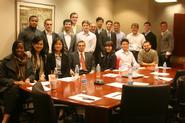 New York Program students at hedge fund Priority Capital.