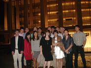 Hamilton Program in New York students at Lincoln Center on Sept. 29.