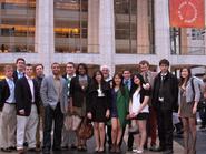 Students attended a performance of the New York Philharmonic.