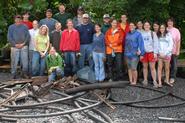 The Roger's Glen clean-up crew.