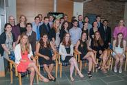 Sigma Xi initiated 24 members of the Class of 2014 and three faculty members on May 23.