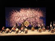 Japanese taiko drumming and dance group.