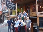 New York Program students at the Tenement Museum on New York's Lower East Side.