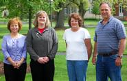 Irene Cornish, Maureen Scoones, Judy Elliott and Bill Zieres. 