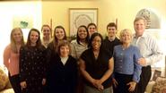 Program in Washington students with Christie K'72 and Tom Vilsack '72 and Barbara Stein K'72, and Assistant Professor of Government Gbemende Johnson.