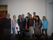 Erol Balkan and Hamilton students visit the Whitney Museum.