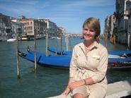 Whitney Overocker '09 on Venice's Grand Canal.
