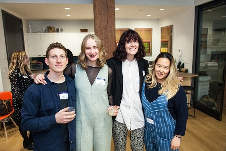  Samuel Finkelstein '14, Caroline Rudd '16, Kate Bickmore '15, and Grace Lee '13