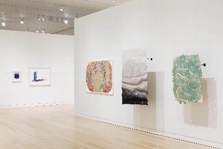  Installation view of various artists' work in the exhibition Pure Pulp: Contemporary Artists Working in Paper at Dieu Donné. Photograph by John Bentham.