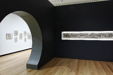  Exhibition installation view of "Yun-Fei Ji: The Intimate Universe." Photograph by John Bentham.