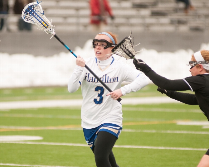 Late run by No. 15 women's lacrosse leads to 116 win News Hamilton