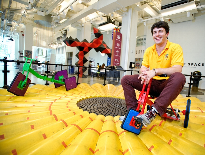 Museum of Mathematics Internship Is No Problem for Colin Day ’16